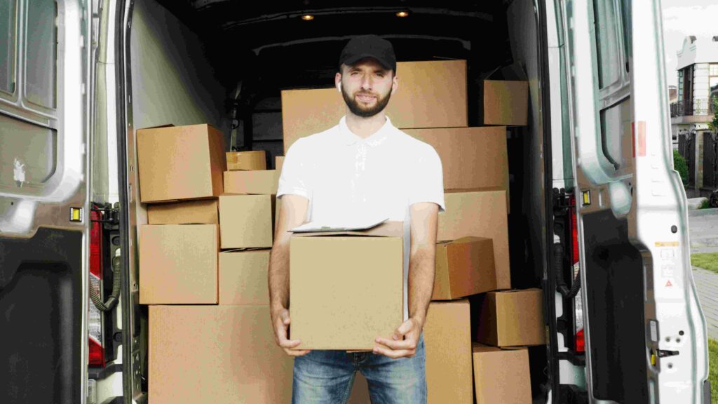 Man holding a box