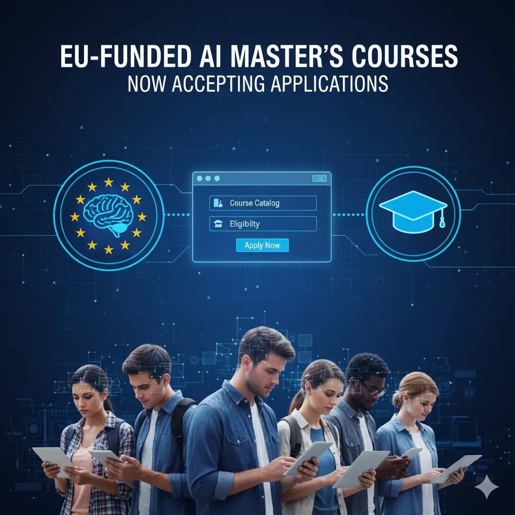 EU-Funded AI Master’s Courses Now Accepting Applications