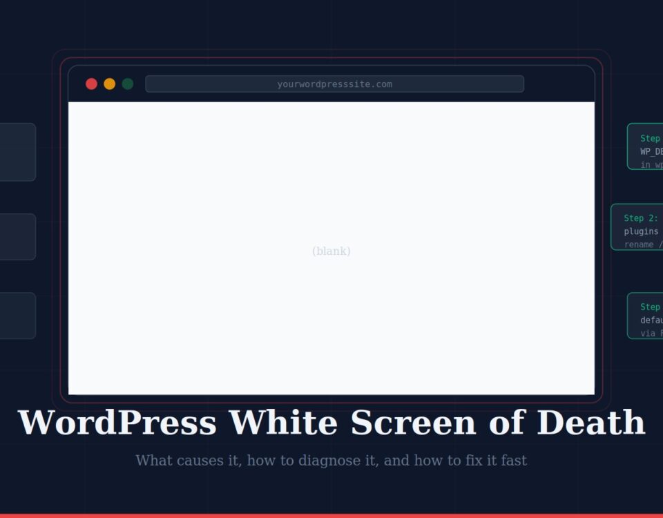 White screen - Wordpress